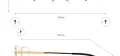 Large Half Rim Rectangular Eyeglasses