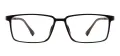 Medium Ultem Full Rim Rectangular Eyeglasses