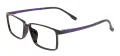 Medium Ultem Full Rim Rectangular Eyeglasses