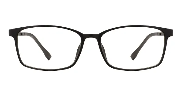 Small Rectangular Eyeglasses - Black